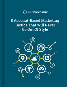 Cover of 8 Account Based Marketing Tactics ebook