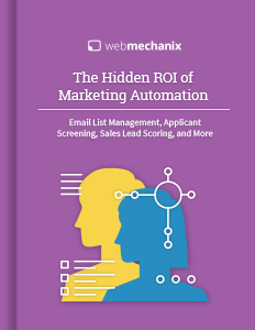 Cover of The Hidden ROI of Marketing Automation ebook
