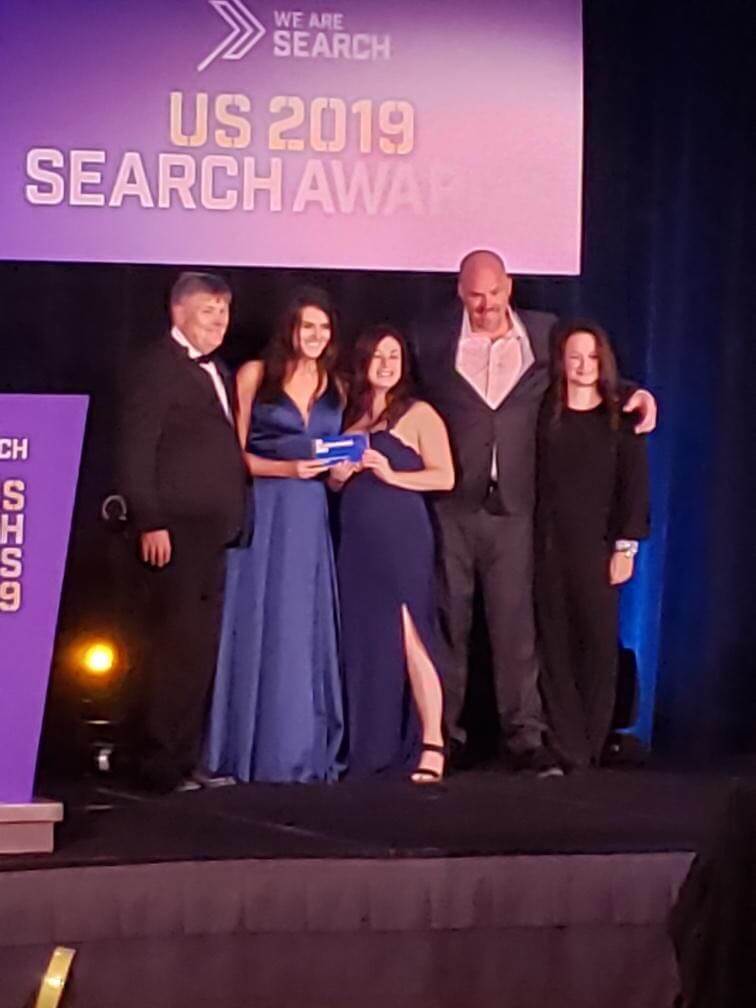 US Search Awards webmechanix acceptance photo