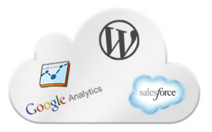 SalesForce WordPress and Google Analytics in a cloud