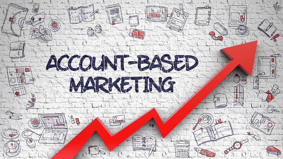 Account based marketing with doodle illustrations