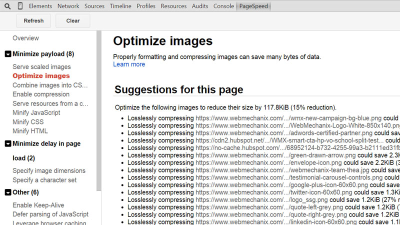 optimize images for faster website load speed