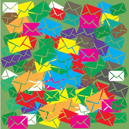 Pile of emails symbolizing difficulty simplifying email sends.